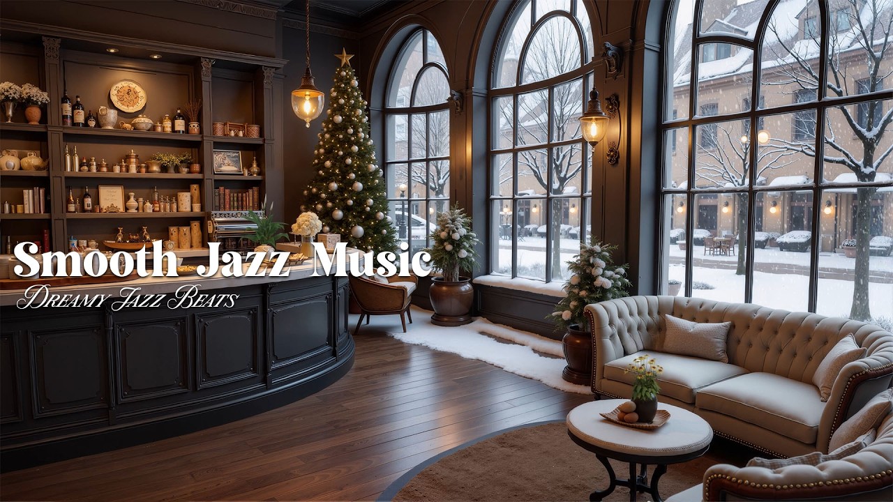 Peaceful Coffee Corner with Relaxing Jazz ☕ Instrumental Music to Boost Work Productivity