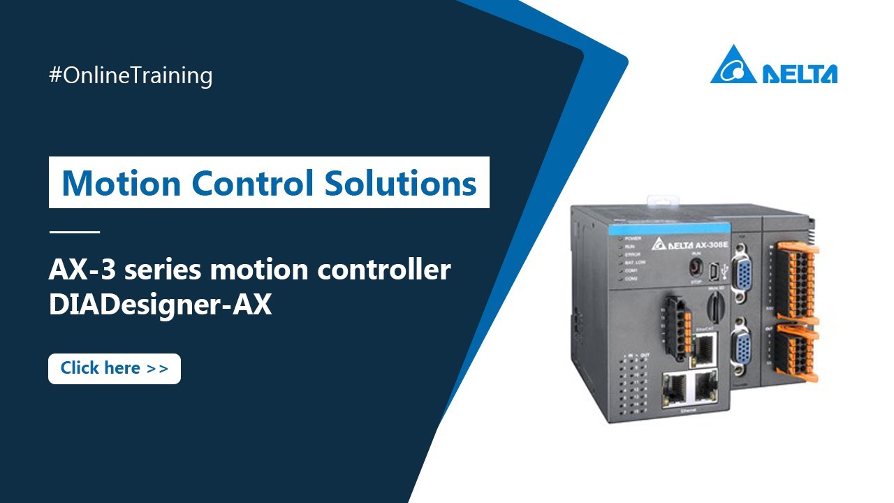 Motion Control Solutions | Online Basic Training (DIADesigner-AX)