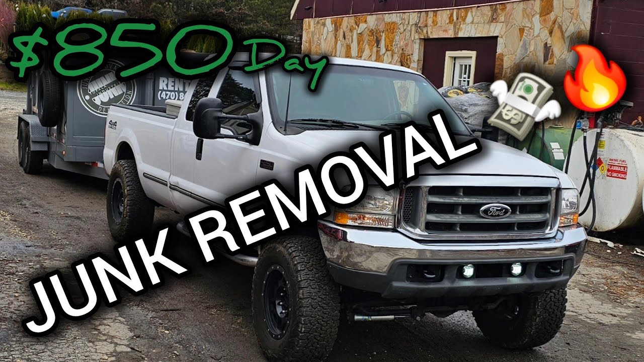 Great Day For My Small Junk Removal Business! | Day In The Life kind of video | Networking Is Key!!!