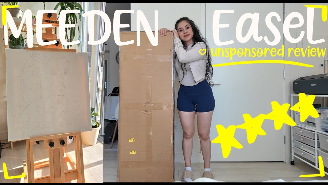 Unboxing My MEEDEN Studio Easel + A New Artistic Direction Inspired by our recent Europe trip 🎭