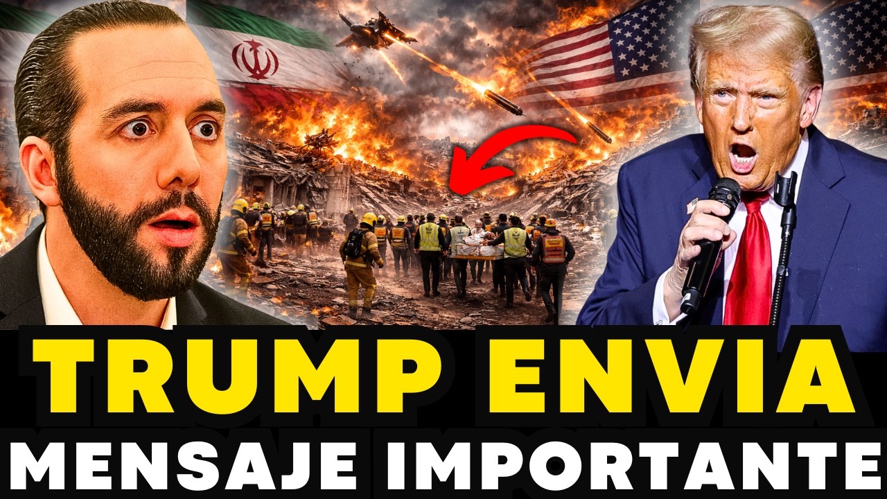 TRUMP ENVIA FUERTE MENSAJE A IRÁN BUKELE NO LO ESPERABA
