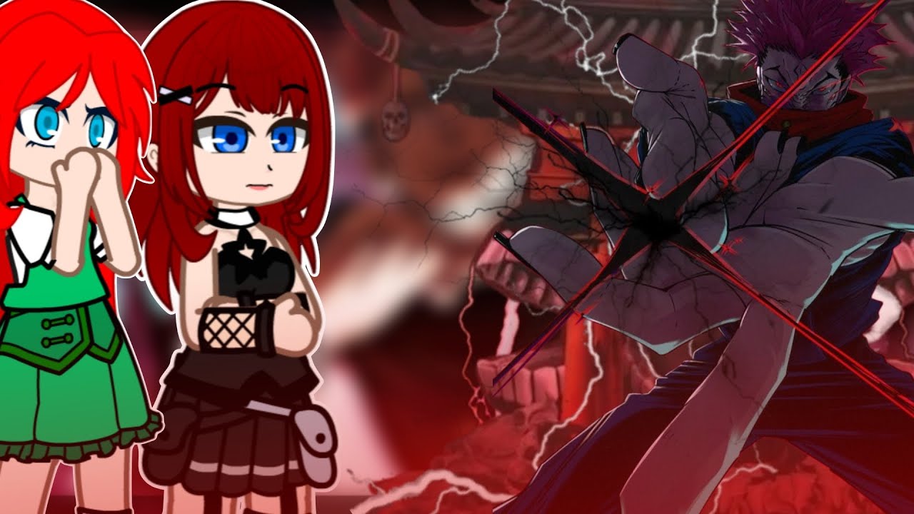 Naruto friends and Family react to Evil Naruto as Sukuna| Naruto Gacha Reaction| Gacha Club Reaction