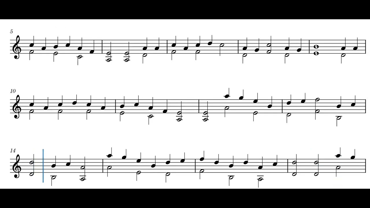 Eight Feet Tall & Five Men Strong (Fifths & Octaves in A minor)