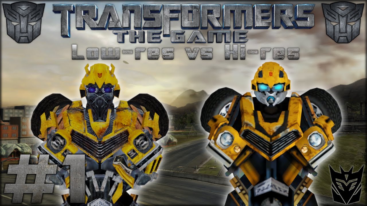 Transformers: The Game Low-Res Vs Hi-Res Assets (The Suburbs)