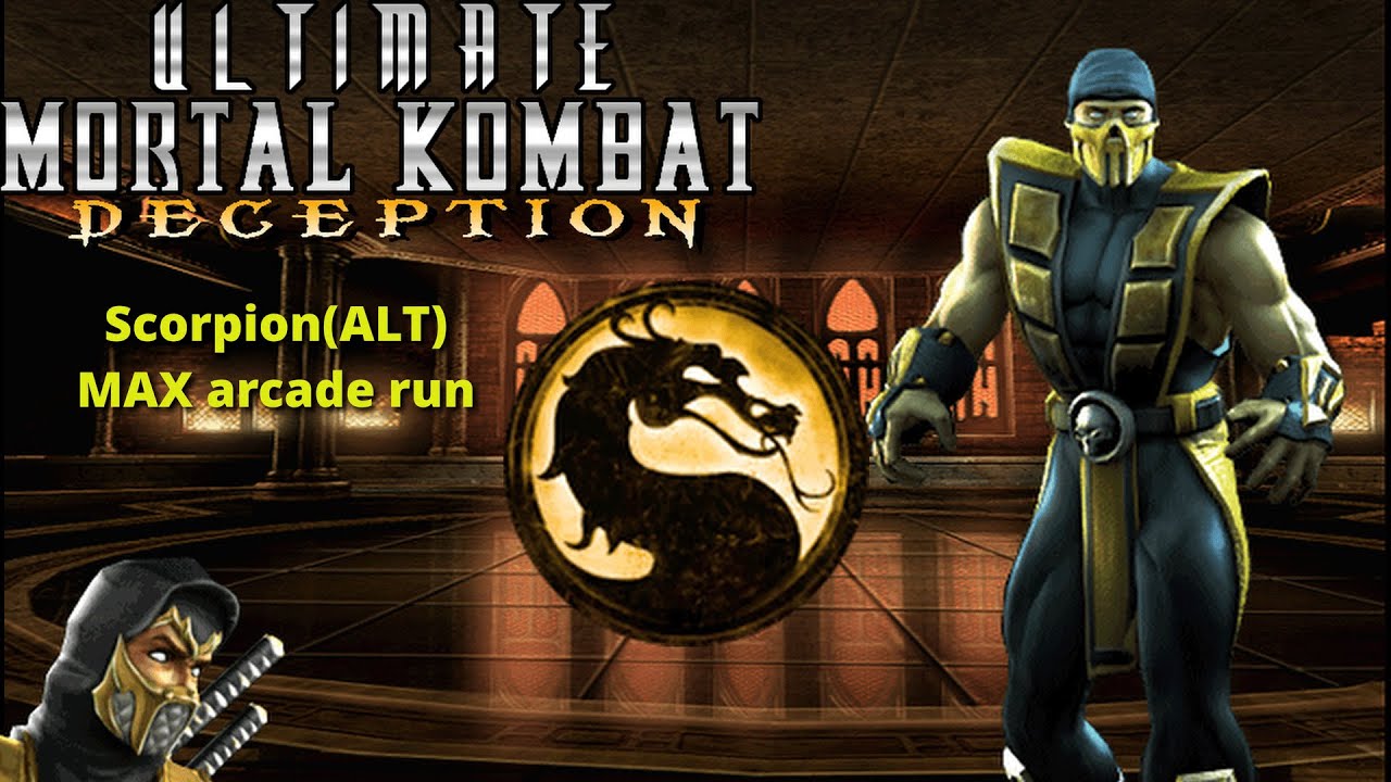 Ultimate Mortal Kombat Deception Scorpion(ALT)MAX аркадный забег