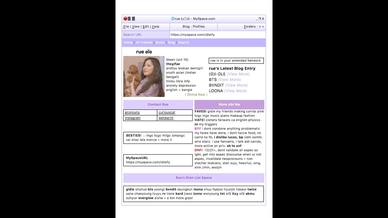 myspace themed carrd tutorial for non-pro