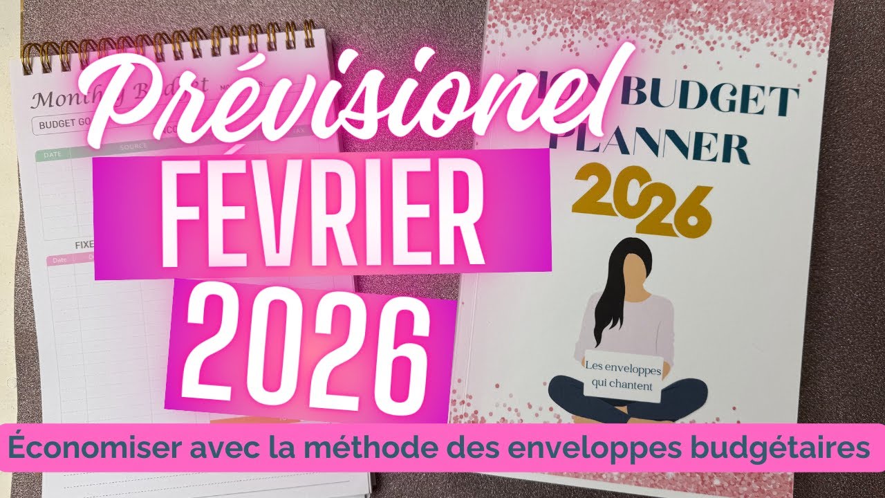 BUDGET PRÉVISIONNEL FÉVRIER | COMMENT JE PRÉPARE MON MOIS AVEC LA MÉTHODE DES ENVELOPPES 💌