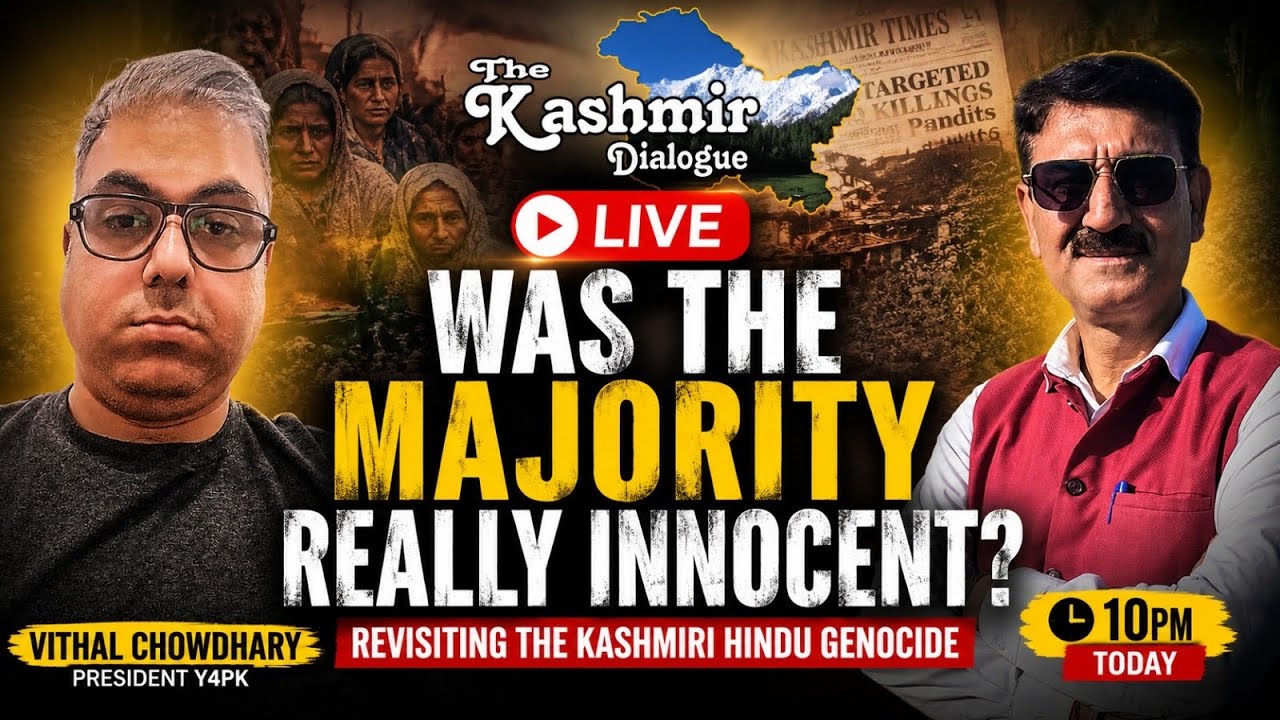Was the Majority Really Innocent? | Revisiting the #KashmiriHindu #Genocide | #LIVE Vithal Chowdhary