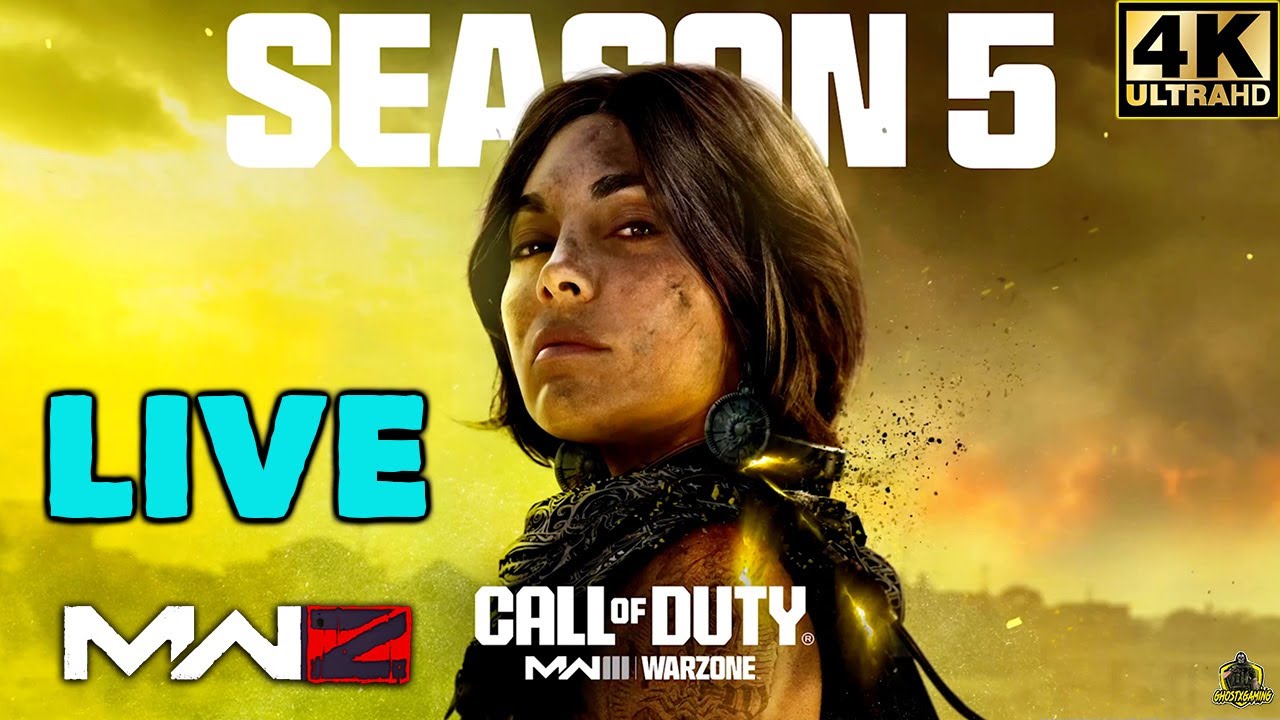 🔴 SEASON 5 MW3 ZOMBIES LIVE - UPDATE NOW - 4K GamePlay