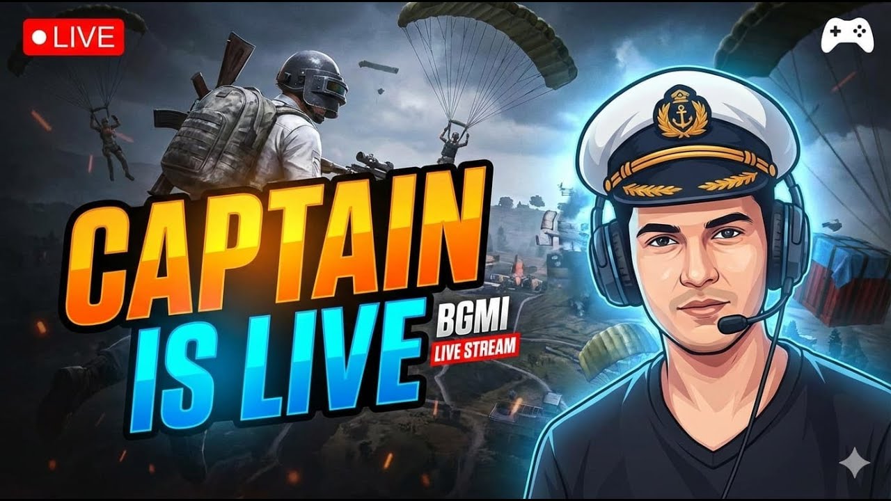 captain is live#bgmi #pubgmobile