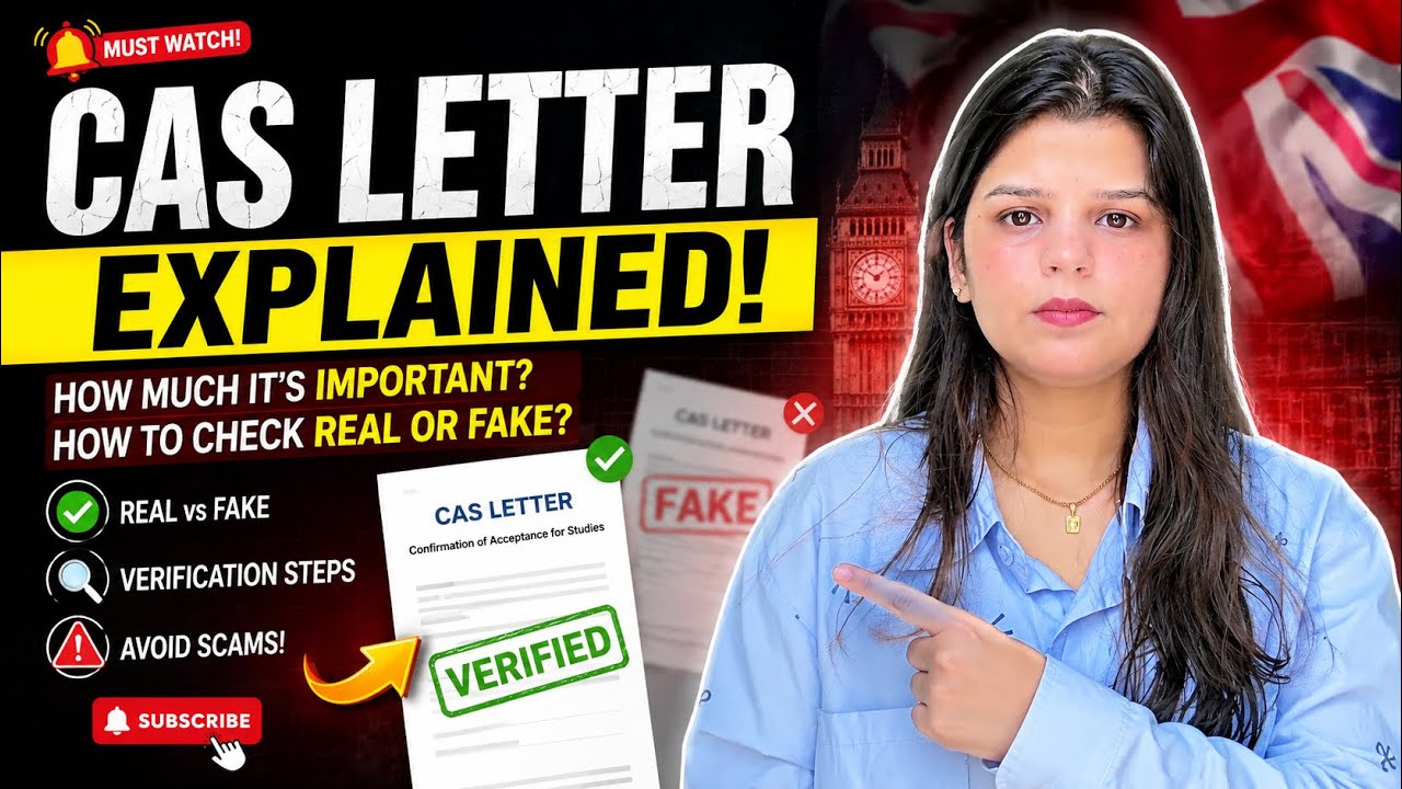 What is CAS Letter in UK 🇬🇧|| Uk student Visa 2026 || Real Vs Fake CAS Letter @TannumalikUkvlogs