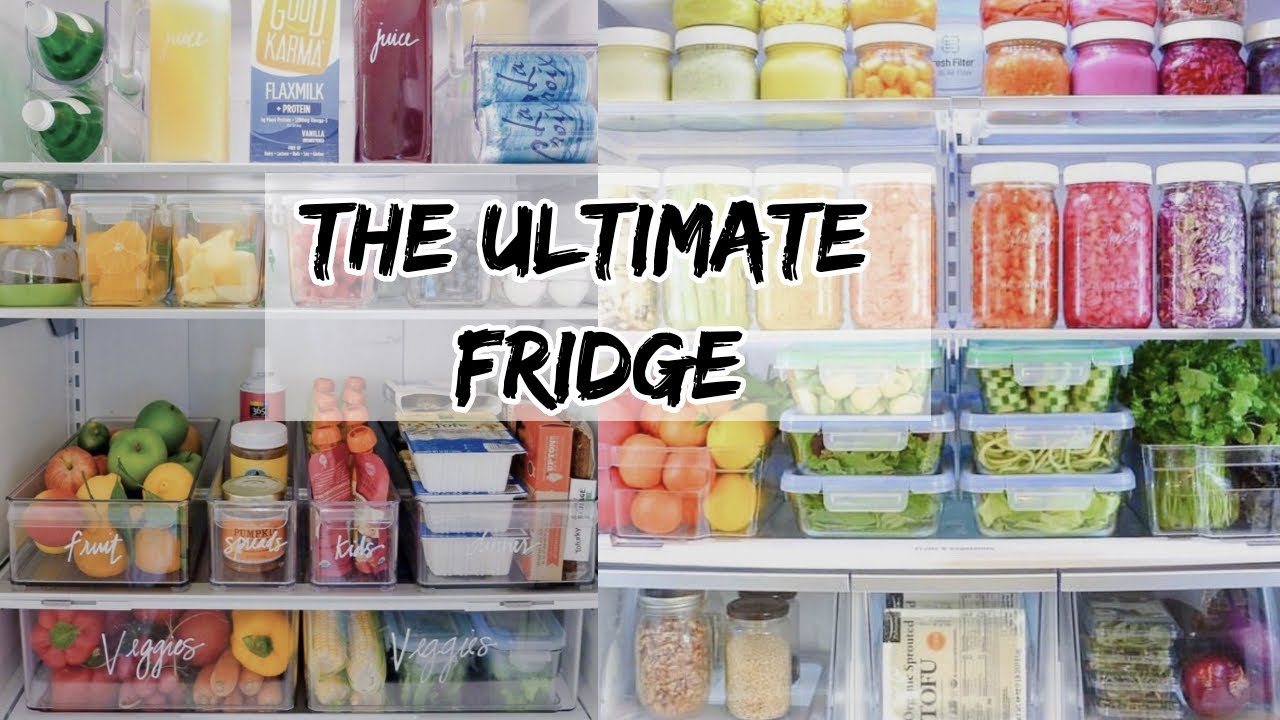 HOW TO CREATE THE ULTIMATE ORGANIZED FRIDGE