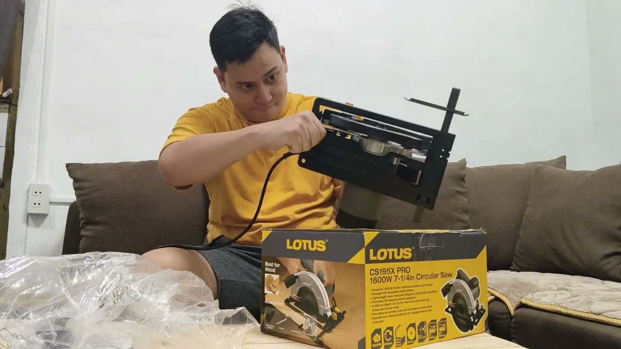LOTUS 1600W Circular Saw PRO CS195X - LPT / Review