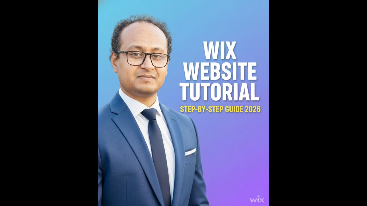 Wix Tutorial 2026: How to Make a Website Step-by-Step Wix Website Tutorial by Avijit Biswas