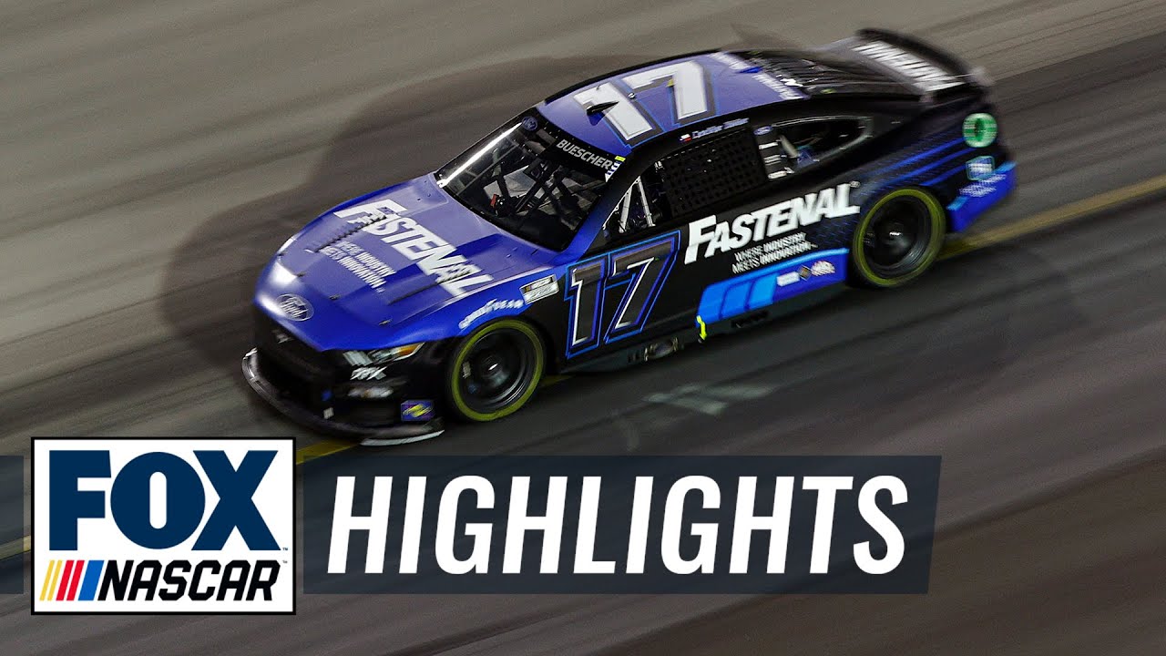 Chris Buescher snaps 222-race winless streak after victory at Bristol | NASCAR ON FOX HIGHLIGHTS