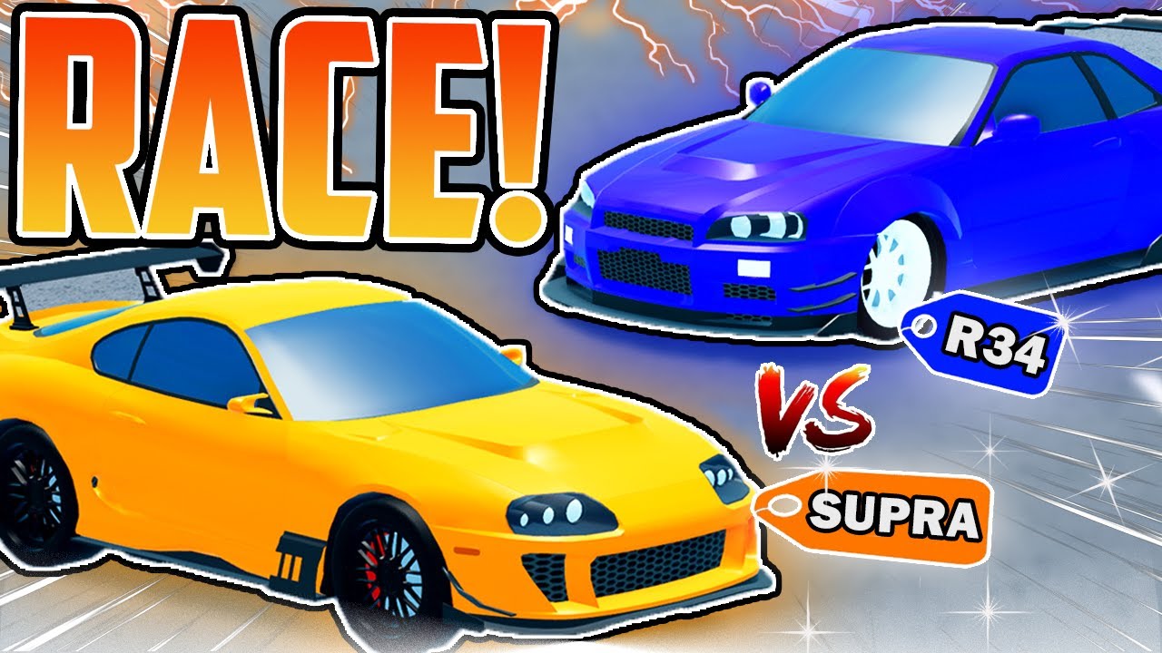 SUPRA vs. R34 SKYLINE in Roblox Car Dealership Tycoon! (Which is Better?!)