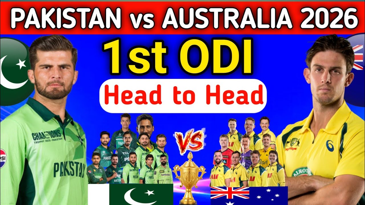 Pakistan vs Australia 1st ODI Match Playing 11 2026| Pak vs Aus Head to Head Record| PAK vs AUS 2026
