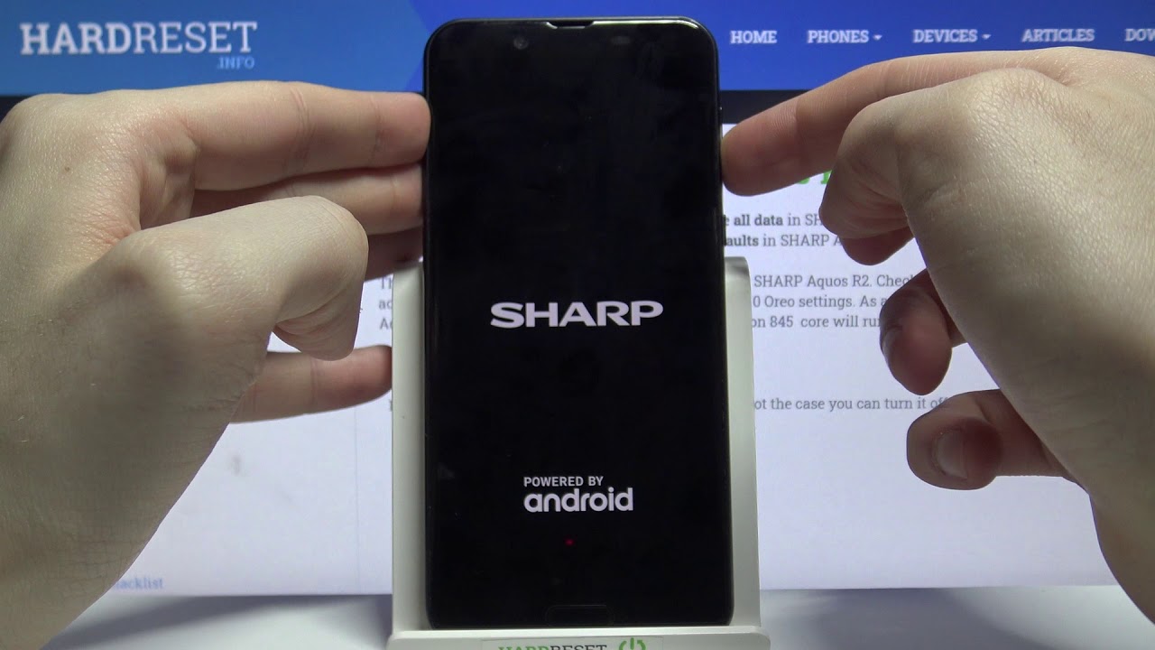 Как выполнить полный сброс настроек SHARP Aquos R2 — используйте режим восстановления
