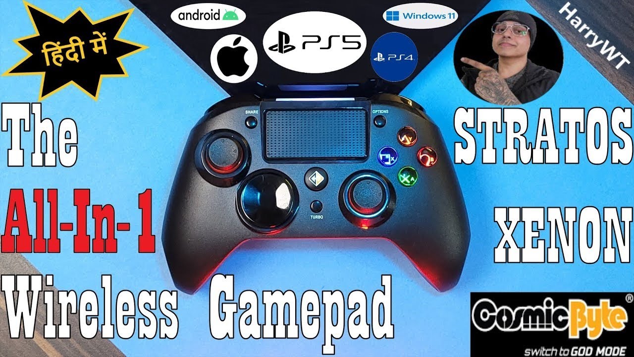 Cosmic Byte Stratos Xenon Gamepad || Unboxing, In-Depth Review & Gameplay || HINDI VIDEO