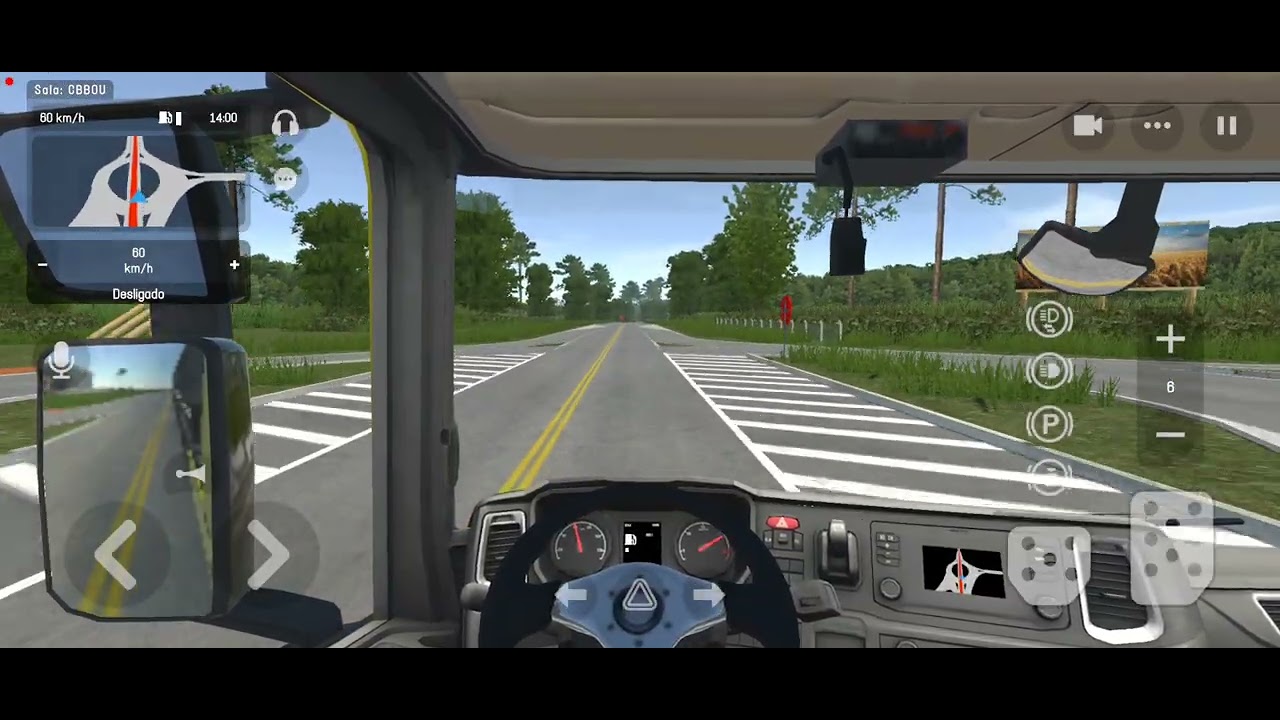 Pessoal vamos pra mais um vídeo de global truck online com a Scania R 540 