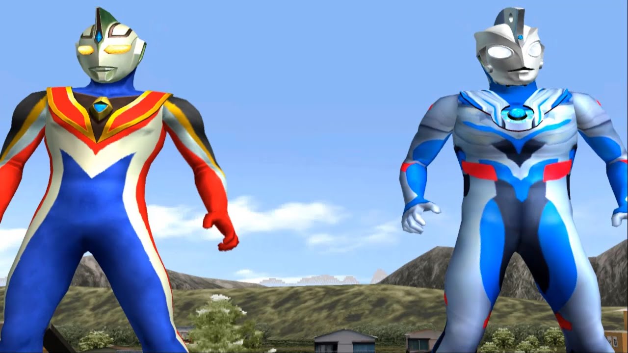 ULTRAMAN AGUL & ULTRAMAN Z TAG TEAM MODE - ULTRAMAN FIGHTING EVOLUTION 3