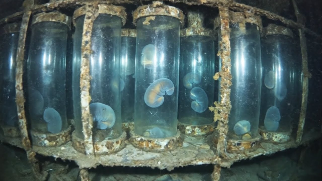 深海実験施設の奥で見つかった“異常な生物保存装置”｜ROV深海探索