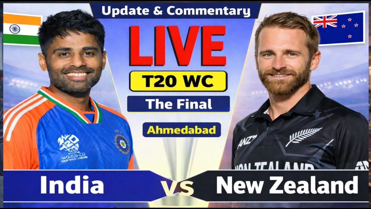 India vs New Zealand Final T20 Live Cricket Match Today IND vs NZ Live Score & Commentary