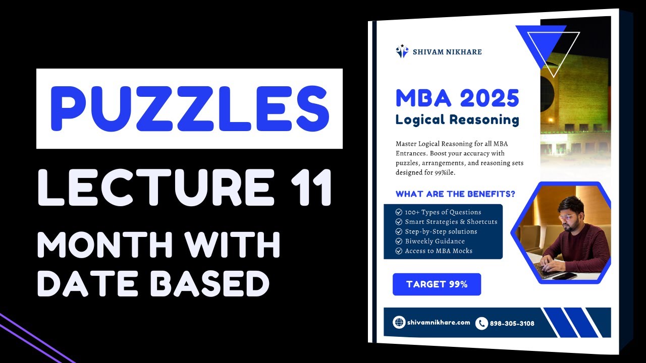 MBA CET | L11 Month with Date Based Puzzles