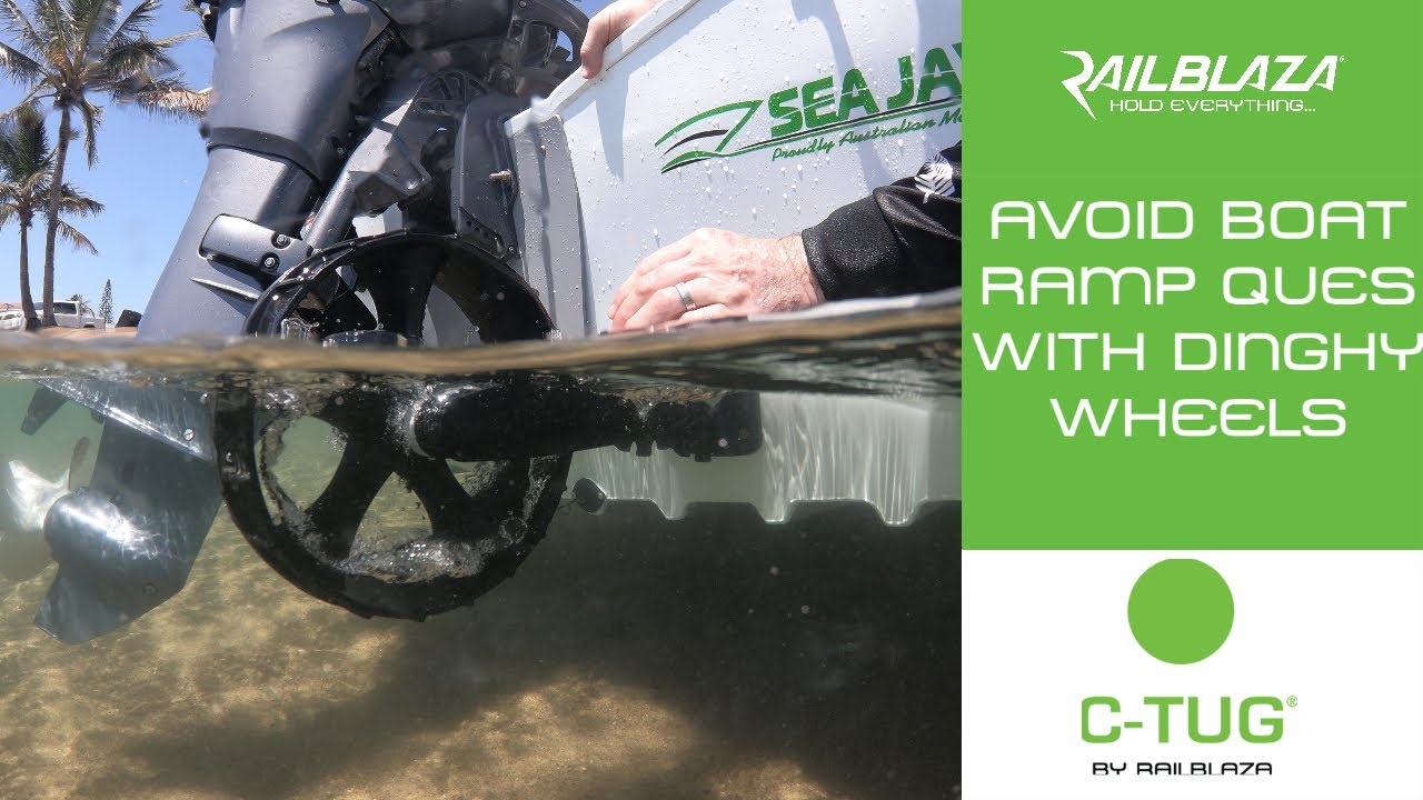 Avoid Boat Ramp Queues with C-Tug Dinghy Wheels