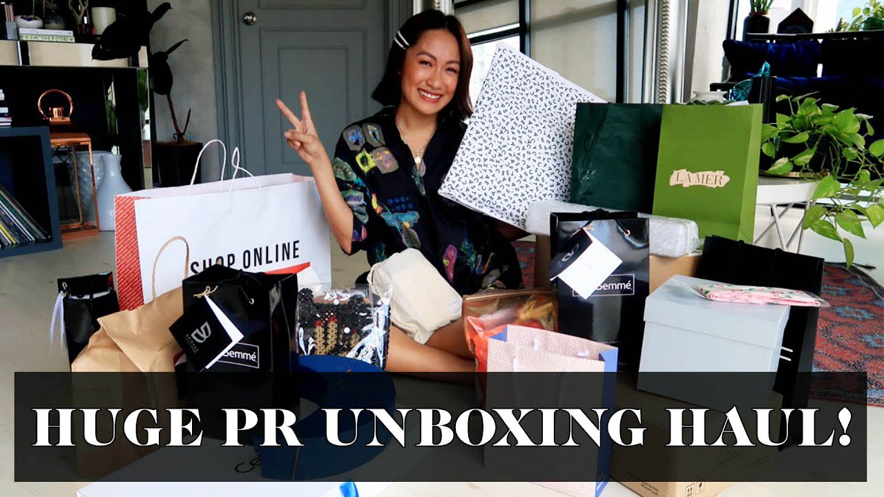Huge PR Unboxing Haul! | Laureen Uy