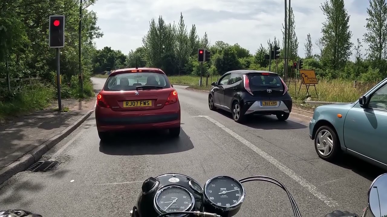 1962 Norton 650SS - Caterham Bypass - 17 June 2022