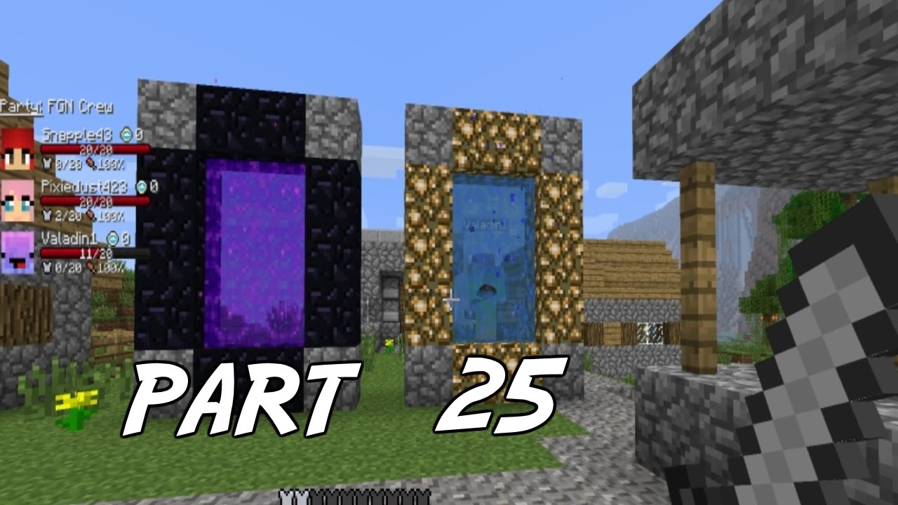 Family Game Nights Plays: Minecraft Part 25 - To the Aether we go (PC)