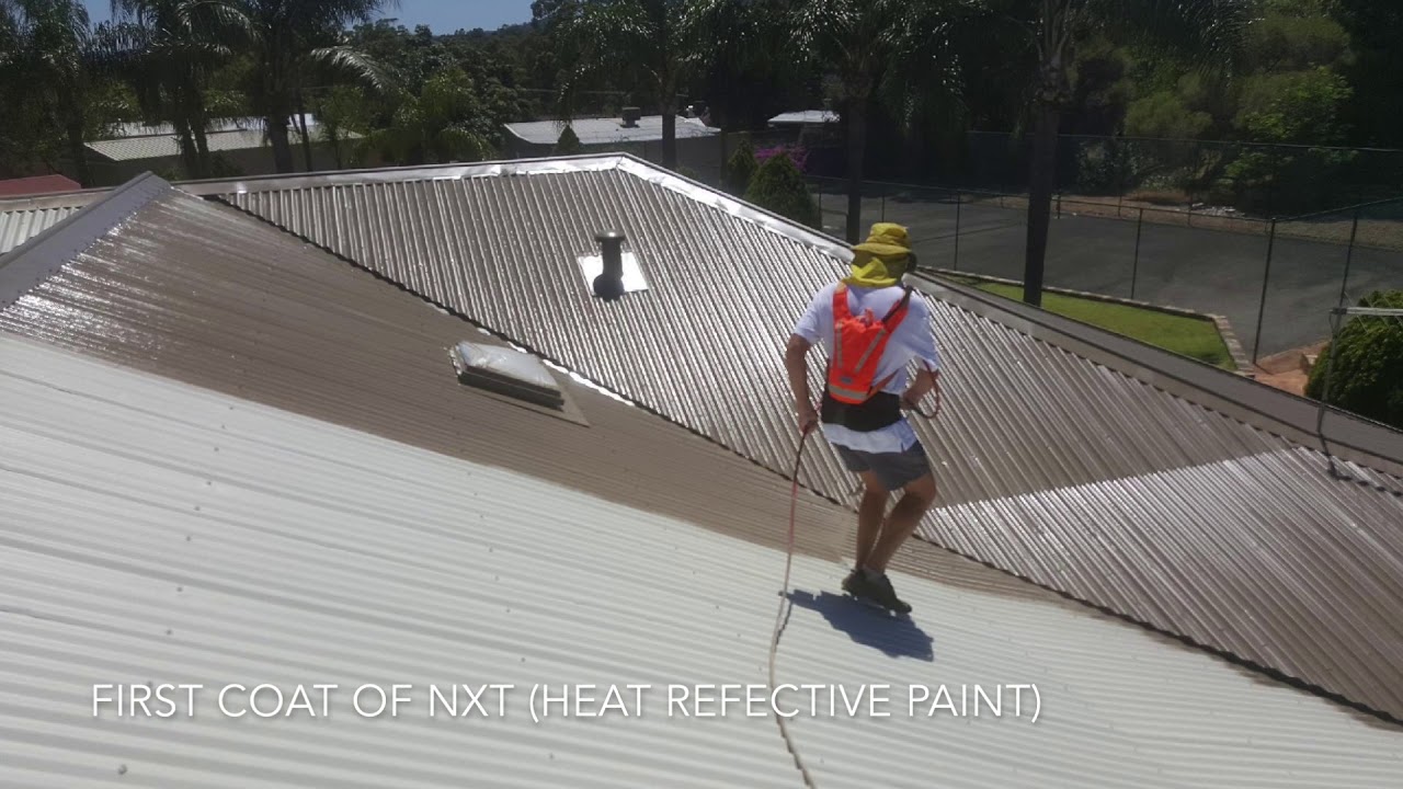 Roof Restoration - Faded Colorbond Metal Roof