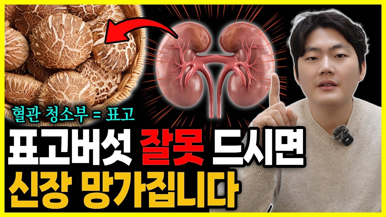 [LIVE] 표고버섯 잘못 드시면 신장 콩팥 망가져요! 맘 편하게 알고 드시면 보약이 됩니다! 50세 이후 여성, 통풍 급증! 표고버섯 이렇게 드세요.