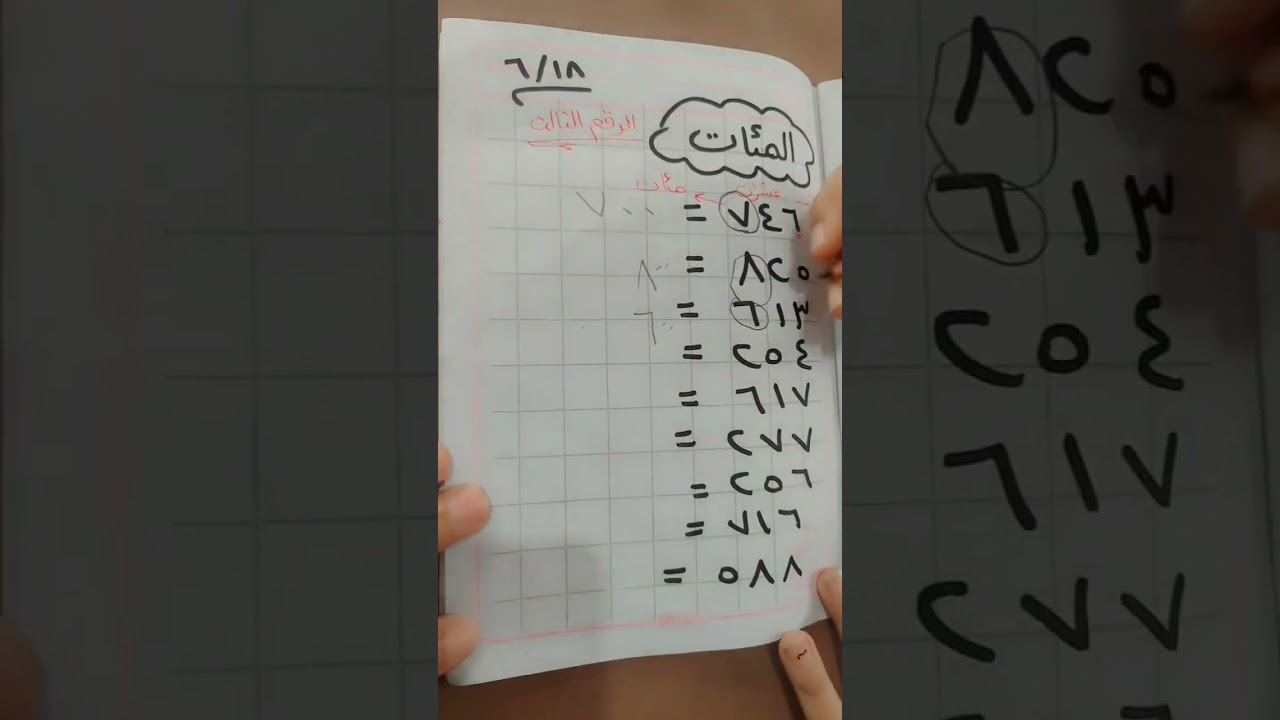 المئات