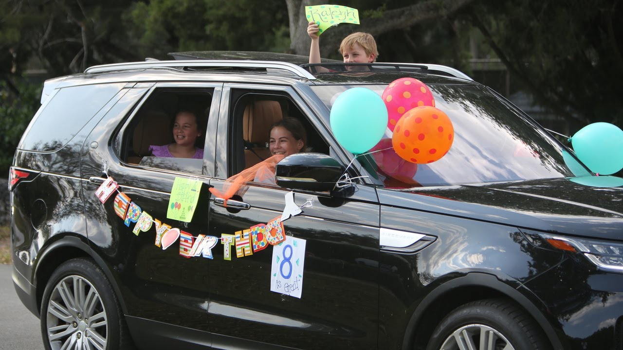 Surprise birthday parade provides safe way to celebrate