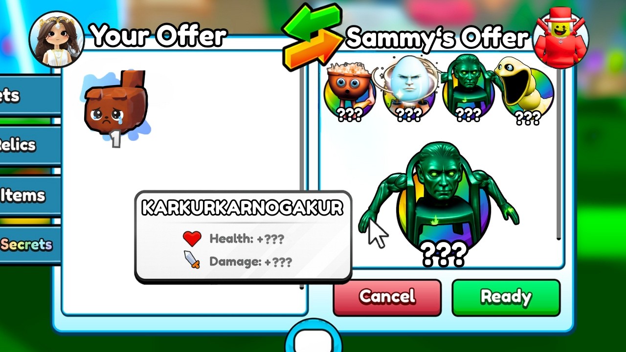 Trading From NOTHING to KARKURKARNOGAKUR In Brainrot Evolution (Roblox)