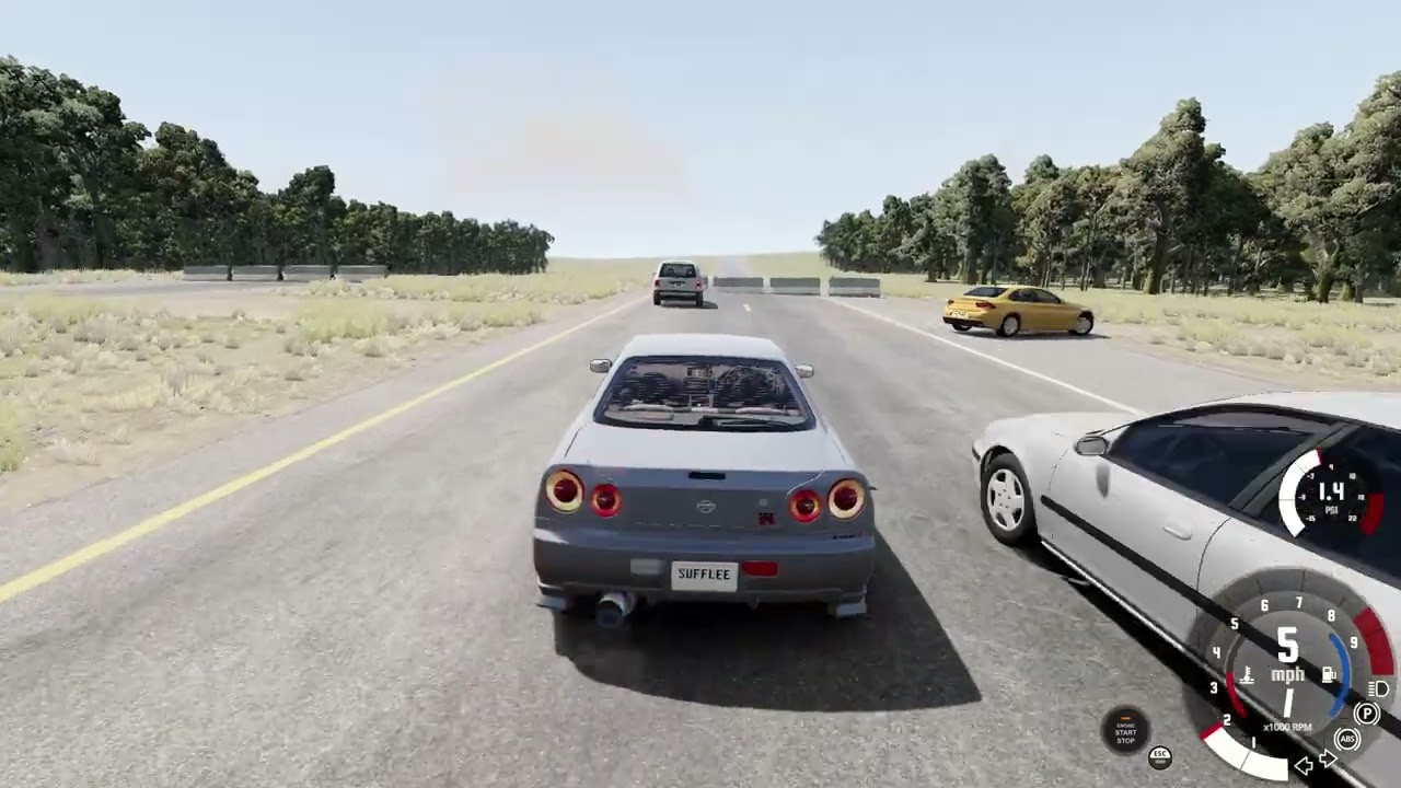 TEST DRIVE Nissan Skyline R34 TURBO / BEAMNG /