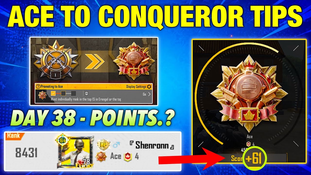 😱 Ace to Conqueror Tips | +300 Promotion Match Trick | BGMI 4.5 Solo Rank Push Guide
