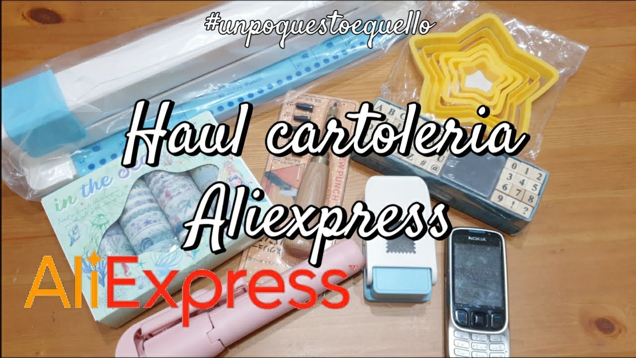 Haul cartoleria AliExpress #aliexpressgoodfinds #unboxing #tryonhaulaliexpress 