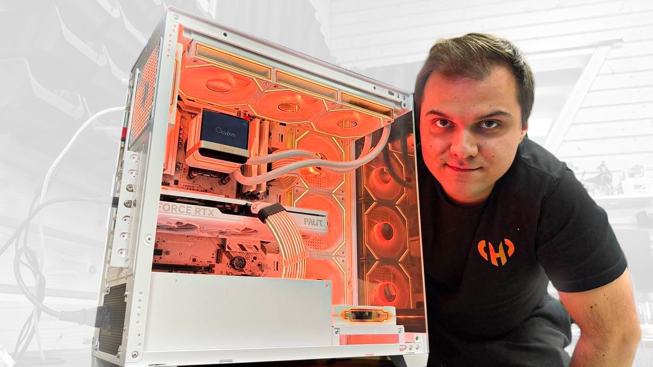 Первая сборка на OCYPUS SIGMA и тест 9950X3D на 260W!  #HappyPC