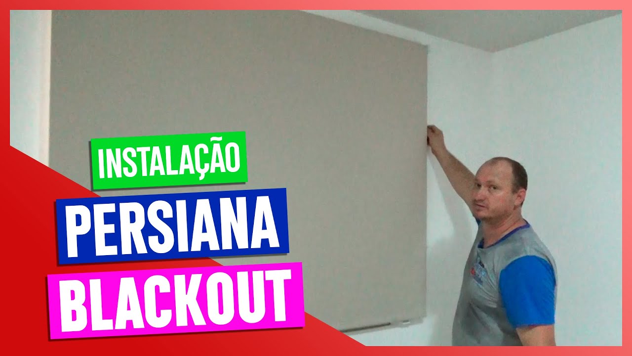 Como Instalar Persiana de Rolo Blackout