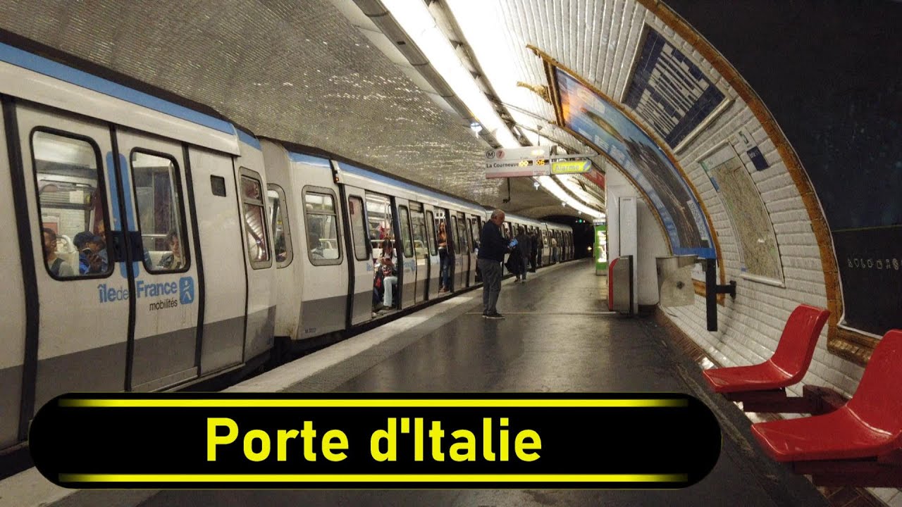 Metro Station Porte d'Italie - Paris 🇫🇷 - Walkthrough 🚶