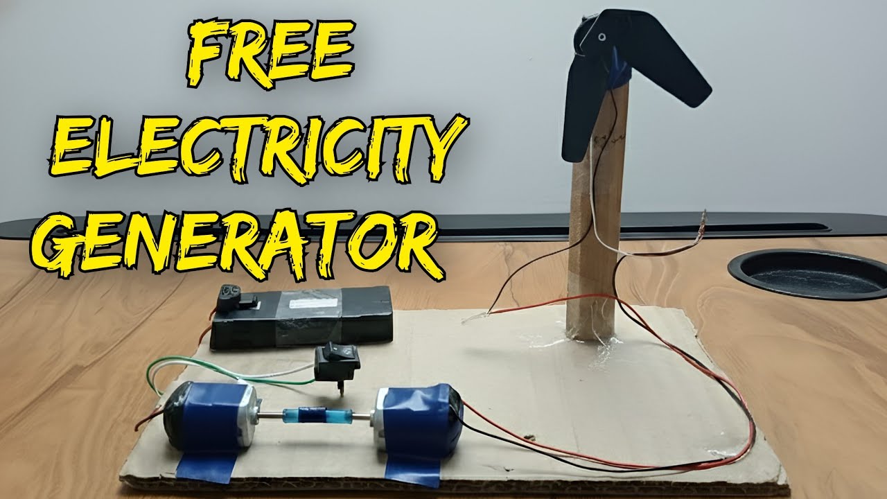 How to generate free energy generator with two dc motor | new technology | science project