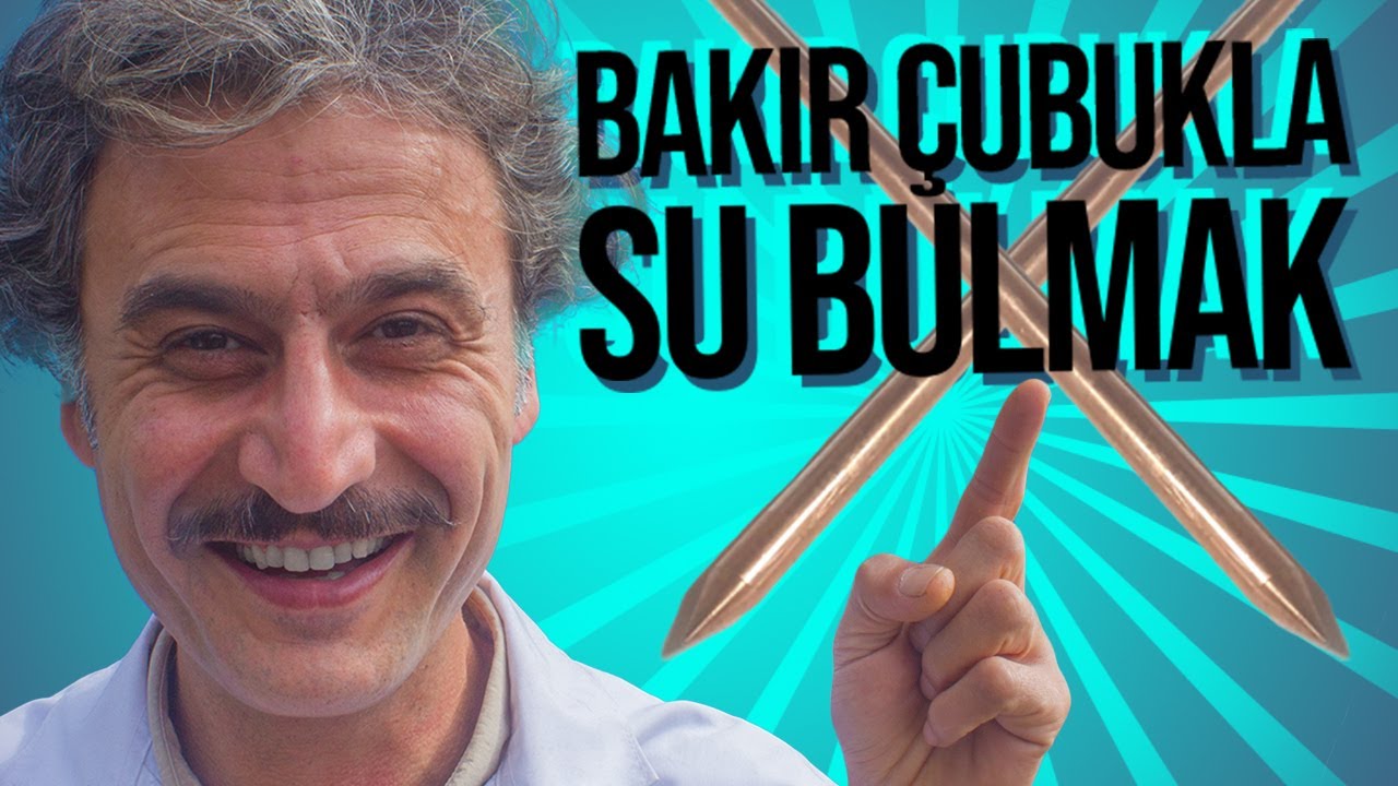 Bakır Çubukla Su Bulan Adam