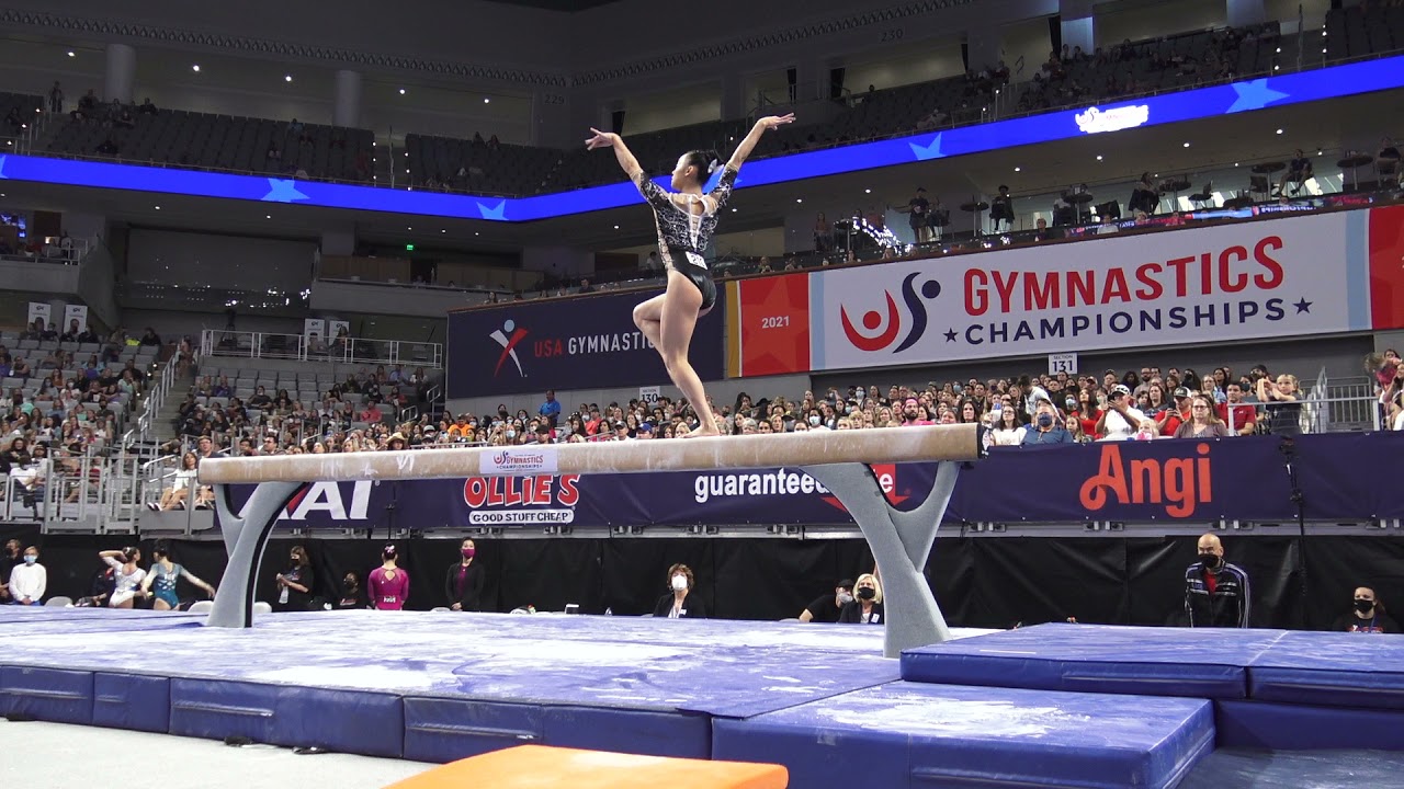 Leanne Wong - Balance Beam - 2021 U.S. Gymnastics Championships - Senior Women Day 2