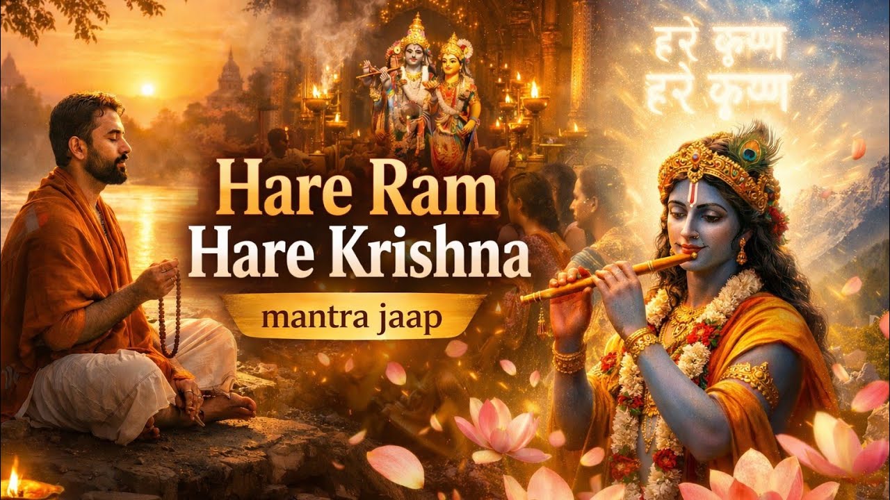 Hare Ram Hare Krishna Mahamantra | Hare Ram Hare Krishna | Mahamantra | Deep Peace & Positive Energy