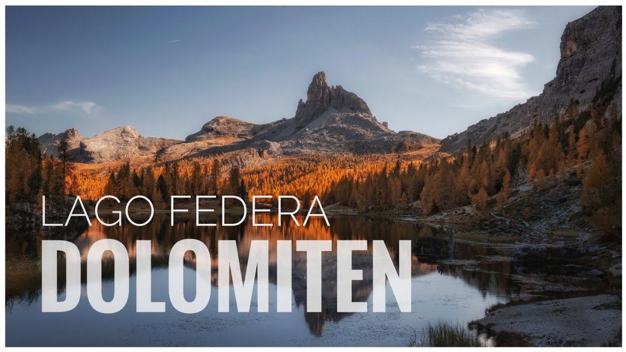 Fotografieren am Lago di Federa - DOLOMITEN Teil 3/3