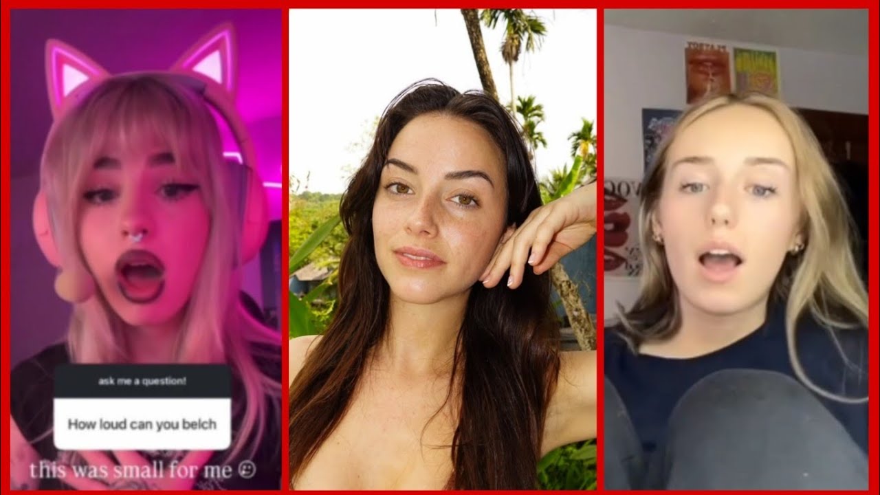 Girls burp compilation / tik tok burp compilation / tik tok girl burp comp #8