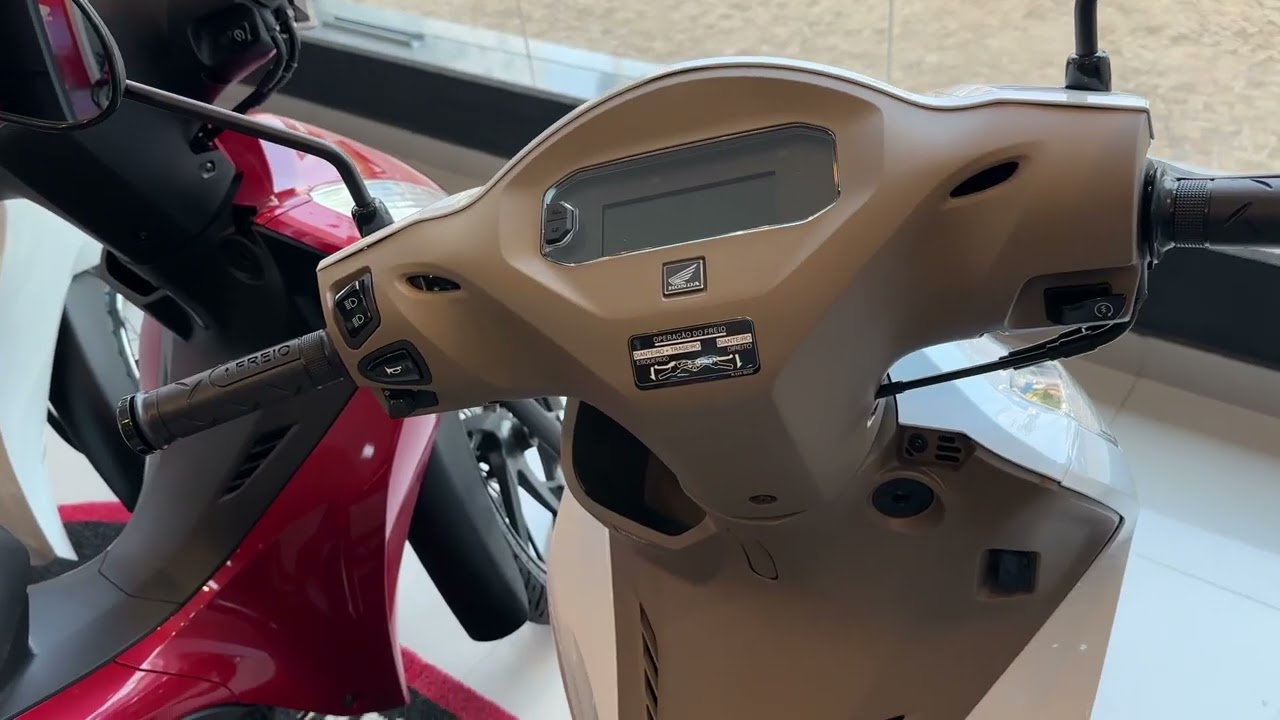 nova honda biz 2025 todas cores e versões (4k)